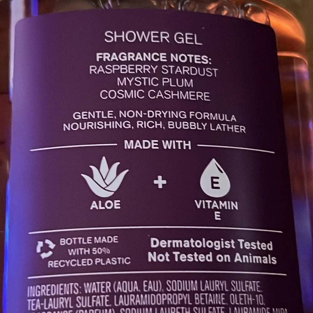 PRISMATIC STARS BBW SHOWER GEL, NWT